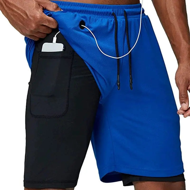 Crazy Muscle Workout Personalized Trendy Quick - Dry Men's Shorts - SHOWLU FASHION STORE