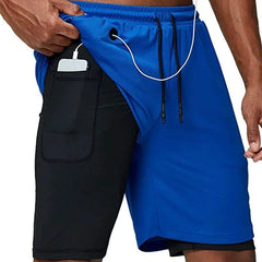 Crazy Muscle Workout Personalized Trendy Quick - Dry Men's Shorts - SHOWLU FASHION STORE