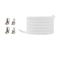 Showlu Fashion Store 0 White / China Cross buckle Elastic Shoe laces No Tie Shoelaces for Sneakers Flat Shoelace Kids Adult elastic Laces One Size Fits All Shoes