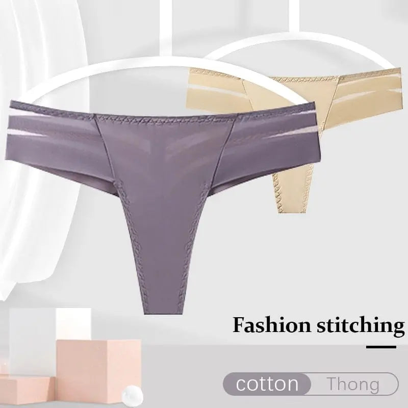 Anel Demosthene General Store 0 G-String Women's Panties Seamless Perspective Transparent Underwear Sexy Women Underpants Female Thong Brazilian Lingerie