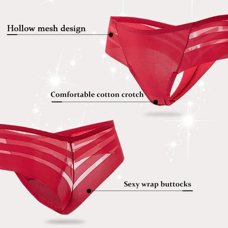 Anel Demosthene General Store 0 G-String Women's Panties Seamless Perspective Transparent Underwear Sexy Women Underpants Female Thong Brazilian Lingerie