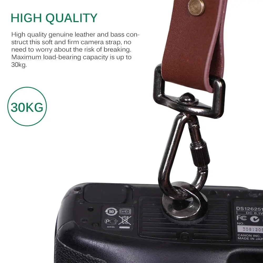 Teal Simba Cases & Covers Genuine Leather Camera Shoulder Strap Adjustable