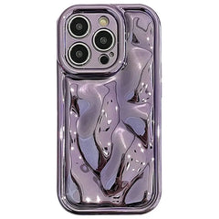 Showlu Fashion Store 0 Glossy Laser Meteorite Texture Plating Case