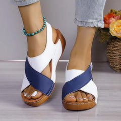 Summer Platform Casual Beach Shoes, Comfortable Wedge Heels, Women's Sandals, Comfortable Beach Slippers, Women's slippers