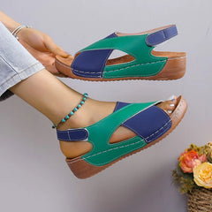Summer Platform Casual Beach Shoes, Comfortable Wedge Heels, Women's Sandals, Comfortable Beach Slippers, Women's slippers