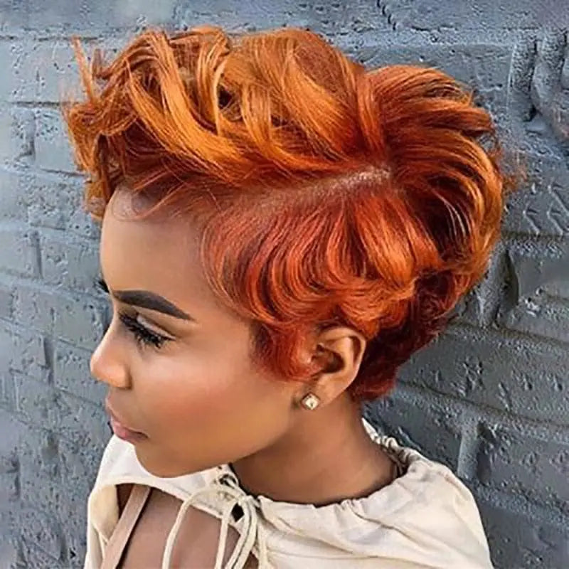 Showlu Fashion Store 0 A10 / 8inches HAIRJOY Synthetic Hair Women Short Curly African American  Wig