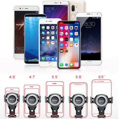 Baseus Gravity Car Phone Holder For iPhone 13 Samsung Suction Cup Car Holder For Phone in Car Mobile Phone Holder Stand 핸드폰 거치대