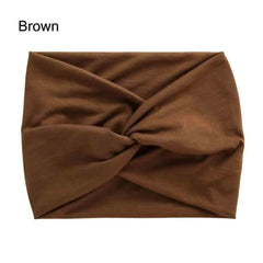 Hair Accessories Twisted Extra Large Thick Wide Headbands Turban Workout Headband Head Wraps for Women - SHOWLU FASHION STORE