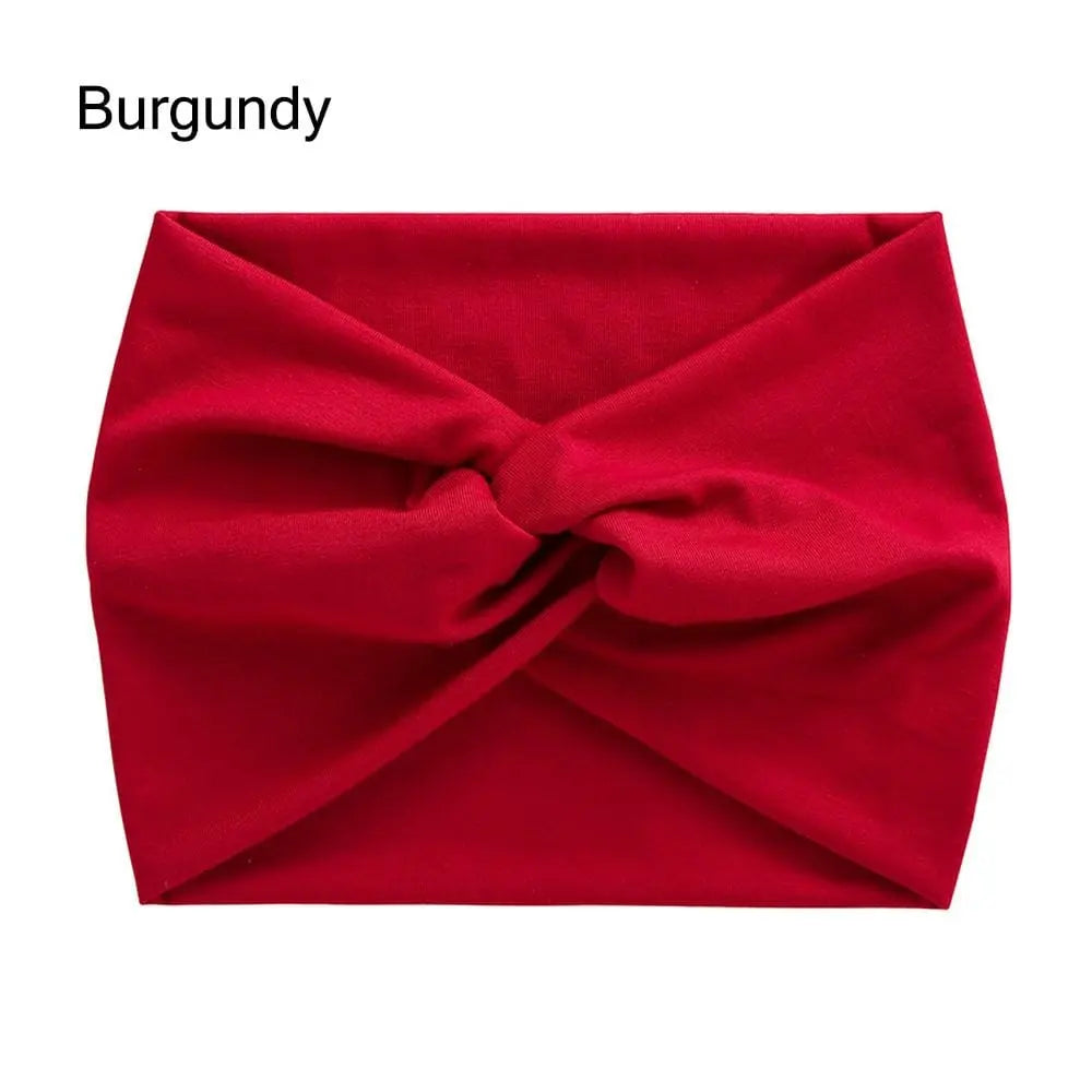Hair Accessories Twisted Extra Large Thick Wide Headbands Turban Workout Headband Head Wraps for Women - SHOWLU FASHION STORE