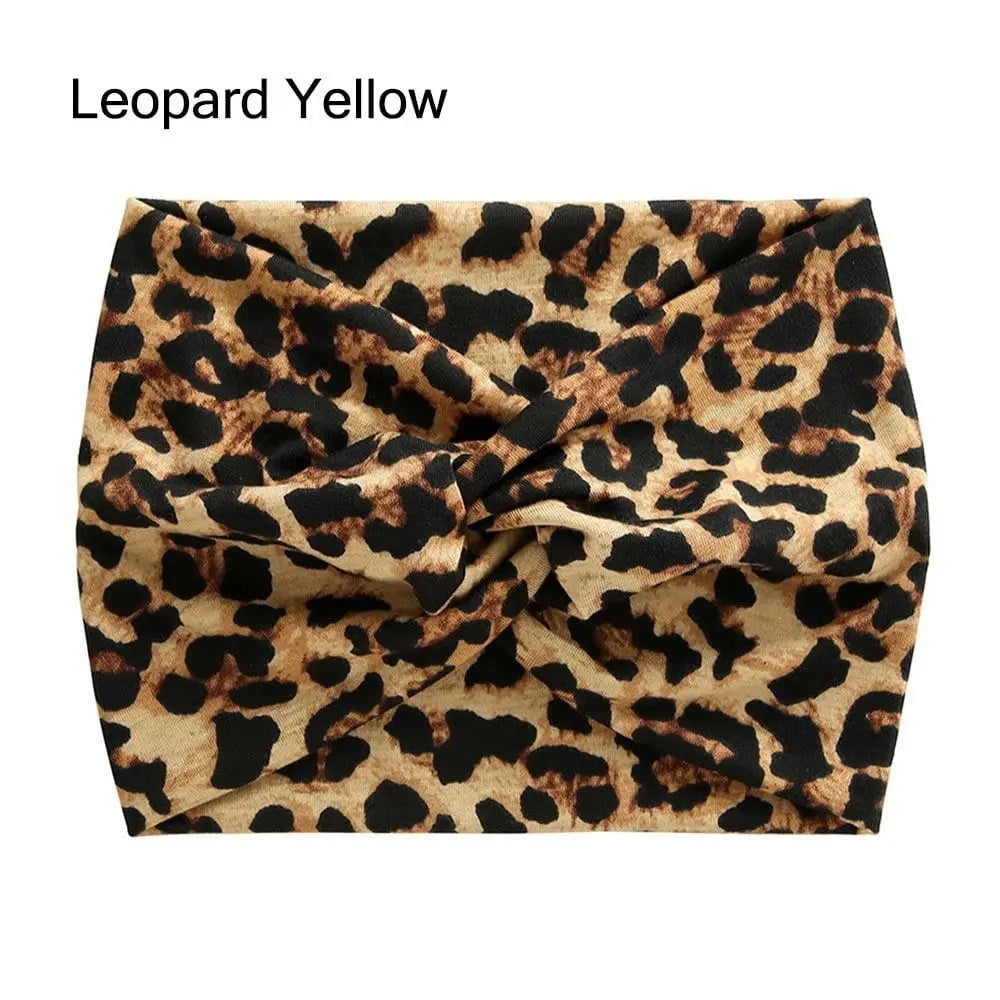 Hair Accessories Twisted Extra Large Thick Wide Headbands Turban Workout Headband Head Wraps for Women - SHOWLU FASHION STORE