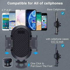 AUFU Sucker Car Phone Holder Mobile Phone Holder Stand in Car No Magnetic GPS Mount Support For iPhone 12 Xiaomi Samsung
