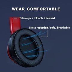 Showlu Fashion Store 0 Lenovo HD200 Bluetooth Earphones Over-ear Foldable Computer Wireless Headphones Noise Cancellation HIFI Stereo Gaming Headset