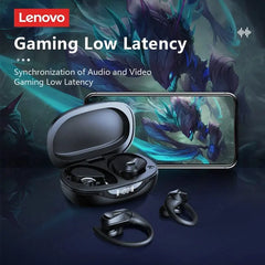 Showlu Fashion Store 0 LP75 White Lenovo LP75 Bluetooth 5.3 Earphones TWS Wireless Sport Headphones LED Digital Display HiFi Stereo Noise Reduction Gaming Earbuds