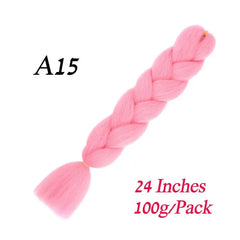 Showlu Store Nation 0 A15 / 24inches / China|1Pcs/Lot Lihui 24" Synthetic Braiding Hair Ombre Braiding Hair Packs Jumbo Braid Hair For Women Wholesale DIY Hairstyle Blue Grey