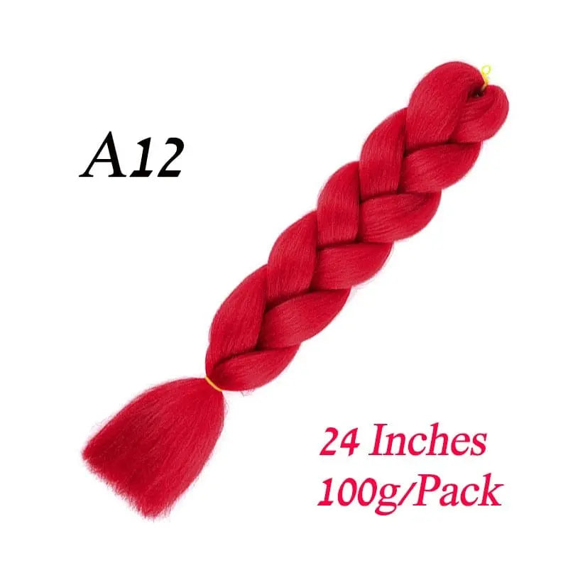 Showlu Store Nation 0 Lihui 24" Synthetic Braiding Hair Ombre Braiding Hair Packs Jumbo Braid Hair For Women Wholesale DIY Hairstyle Blue Grey