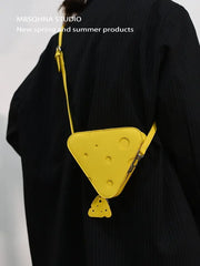 Mbsqhna Niche Original Hole Triangle Earphone Bag - SHOWLU FASHION STORE