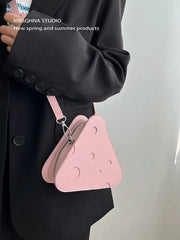 Mbsqhna Niche Original Hole Triangle Earphone Bag - SHOWLU FASHION STORE