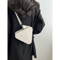 Mbsqhna Niche Original Hole Triangle Earphone Bag - SHOWLU FASHION STORE