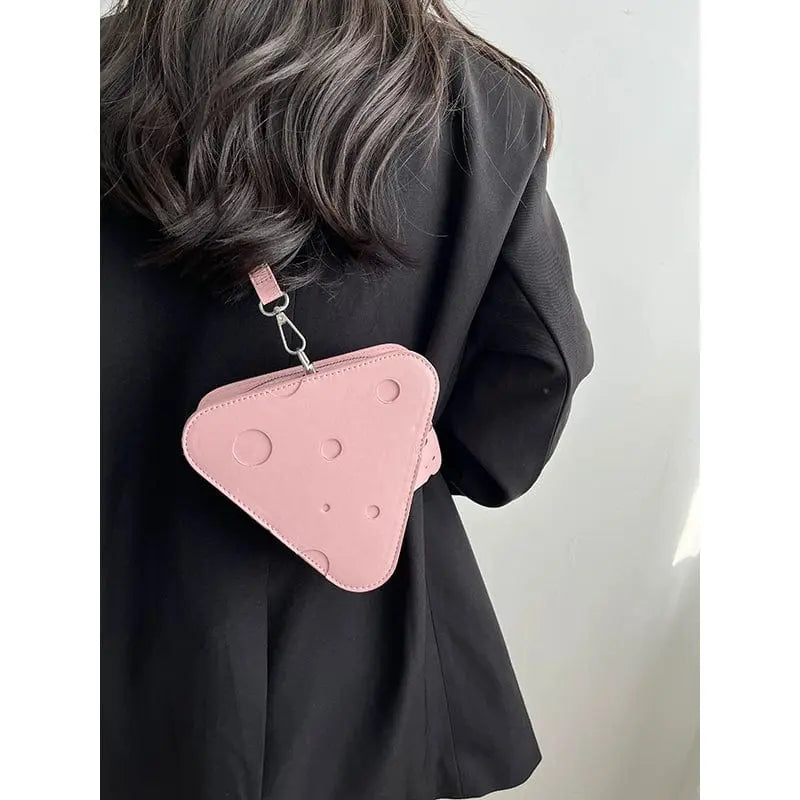 Mbsqhna Niche Original Hole Triangle Earphone Bag - SHOWLU FASHION STORE