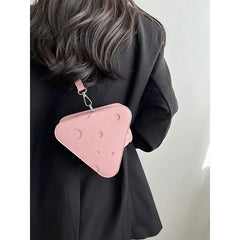 Mbsqhna Niche Original Hole Triangle Earphone Bag - SHOWLU FASHION STORE