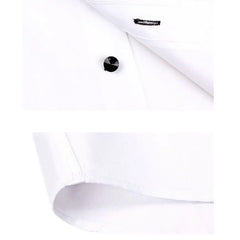 Showlu Fashion Store 0 Men's Casual Shirt Long Sleeve Korean Trends Fashion Button-down Collared Shirt Business Dress Shirts Slim Fit Designer Shirts