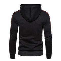 Showlu Fashion Store 0 Men's Hoodie Black White Army Green Red Hooded Color Block Fleece Cool Casual Winter Clothing Apparel Hoodies Sweatshirts