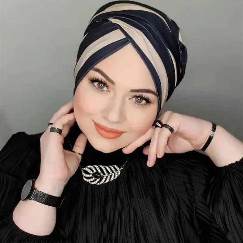Muslim Modest Hijab Cap Undercap Abaya Hijabs For Woman Islamic Abayas Jersey Instant Wrap Women Crinkle Arabic Modal Silk Caps - SHOWLU FASHION STORE
