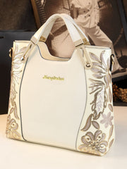 Fashion Style Fashion Large Capacity Large Bags Women's Middle-Aged Mother Bag Elegant Genuine Leather Women's Bag Shoulder Messenger Handbag SHOWLU FASHION STORE