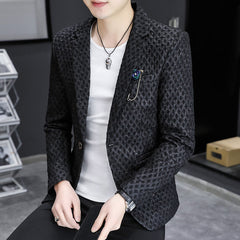 Spring and Autumn Ins Fashion Slim-Fit Casual Small Suit SHOWLU FASHION STORE