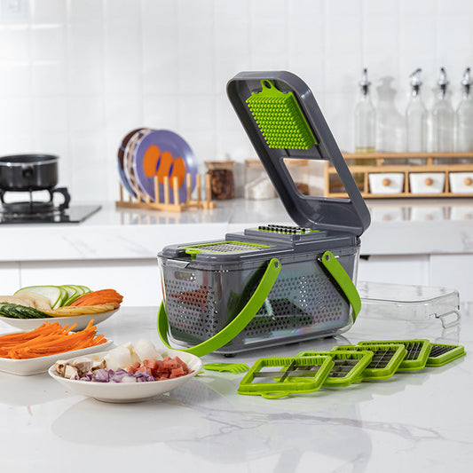 Dicing Handy Gadget For Home Multi-Functional Chopping Artifact Handy Gadget Kitchen Shredding and Slicing Milk Tea Shop Cut Fruit Cut Lemon Machine SHOWLU FASHION STORE