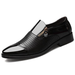 2025 New Arrival Men's Shoes Genuine Leather Men Trendy Casual Shoes Spring Breathable Shoes Business Formal Wear Leather Shoes Men's Shoes SHOWLU FASHION STORE