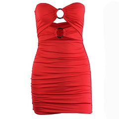 Off-the-Shoulder Wear Sneaky Design Sexy Dress Tube Top SHOWLU FASHION STORE