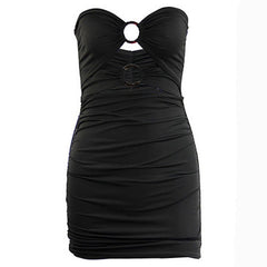 Off-the-Shoulder Wear Sneaky Design Sexy Dress Tube Top SHOWLU FASHION STORE