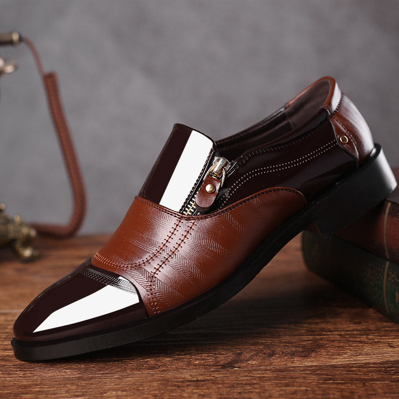 Casual K-style British Business Black Suit Leather Shoes SHOWLU FASHION STORE