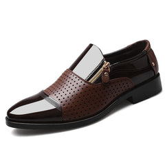 2025 New Arrival Men's Shoes Genuine Leather Men Trendy Casual Shoes Spring Breathable Shoes Business Formal Wear Leather Shoes Men's Shoes SHOWLU FASHION STORE