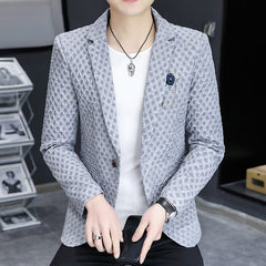 Spring and Autumn Ins Fashion Slim-Fit Casual Small Suit SHOWLU FASHION STORE