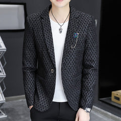 Spring and Autumn Ins Fashion Slim-Fit Casual Small Suit SHOWLU FASHION STORE