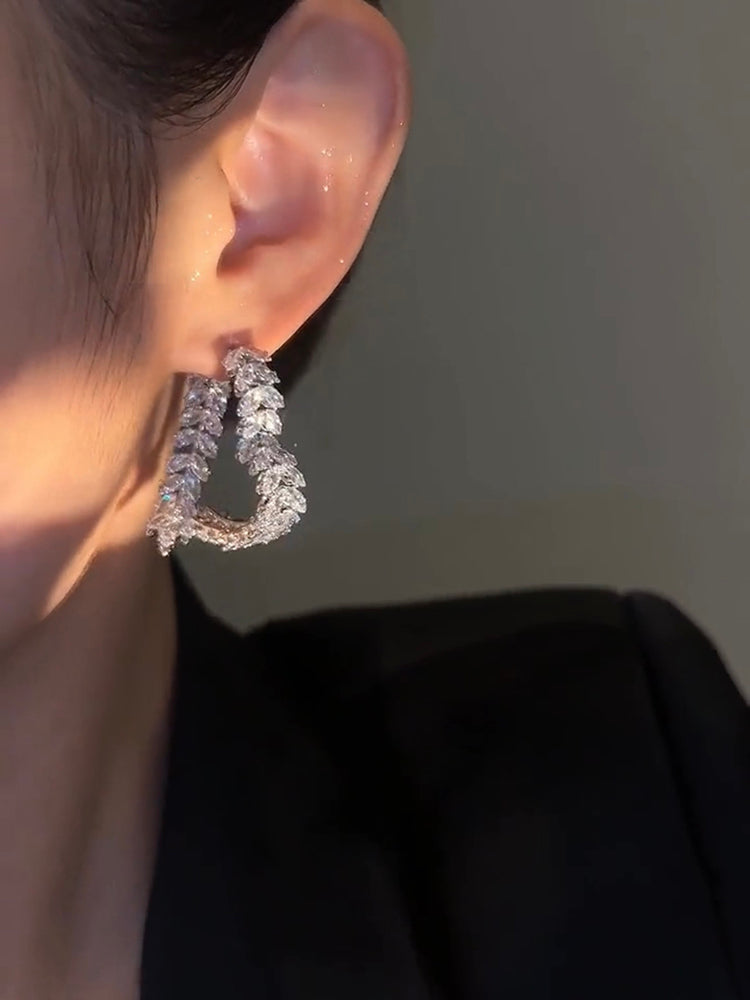 Accessible Luxury Wheat Women's Special-Interest Design All-Match Super Hot Earrings SHOWLU FASHION STORE