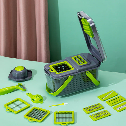 Dicing Handy Gadget For Home Multi-Functional Chopping Artifact Handy Gadget Kitchen Shredding and Slicing Milk Tea Shop Cut Fruit Cut Lemon Machine SHOWLU FASHION STORE