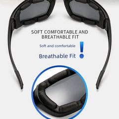 Outdoor Cycling Night Vision Goggles Fashionable Unisex Style Goggles Multifunctional Set of Glasses against Wind and Sand Impact - Resistant Sunglasses - SHOWLU FASHION STORE