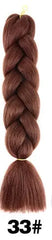 Showlu Store Nation 0 P18/22 / 24inches Qp hair 24 inch Ombre Color Synthetic Hair Braids Pre Stretched Wholesale Jumbo Braiding KaneKalon Hair Extensions 100g/pcs