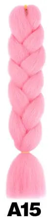 Showlu Store Nation 0 NC/4HL / 24inches Qp hair 24 inch Ombre Color Synthetic Hair Braids Pre Stretched Wholesale Jumbo Braiding KaneKalon Hair Extensions 100g/pcs
