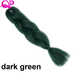 Showlu Store Nation 0 2/613 / 24inches Qp hair 24 inch Ombre Color Synthetic Hair Braids Pre Stretched Wholesale Jumbo Braiding KaneKalon Hair Extensions 100g/pcs