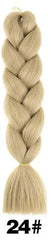 Showlu Store Nation 0 P4/27 / 24inches Qp hair 24 inch Ombre Color Synthetic Hair Braids Pre Stretched Wholesale Jumbo Braiding KaneKalon Hair Extensions 100g/pcs