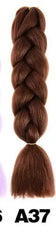 Showlu Store Nation 0 T1B/4/27 / 24inches Qp hair 24 inch Ombre Color Synthetic Hair Braids Pre Stretched Wholesale Jumbo Braiding KaneKalon Hair Extensions 100g/pcs