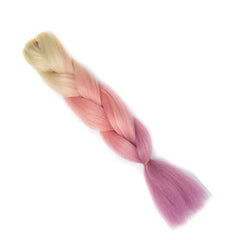 Showlu Store Nation 0 Qp hair 24 inch Ombre Color Synthetic Hair Braids Pre Stretched Wholesale Jumbo Braiding KaneKalon Hair Extensions 100g/pcs