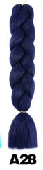 Showlu Store Nation 0 P18/613 / 24inches Qp hair 24 inch Ombre Color Synthetic Hair Braids Pre Stretched Wholesale Jumbo Braiding KaneKalon Hair Extensions 100g/pcs