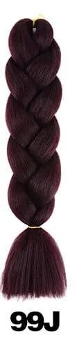 Showlu Store Nation 0 Bug / 24inches Qp hair 24 inch Ombre Color Synthetic Hair Braids Pre Stretched Wholesale Jumbo Braiding KaneKalon Hair Extensions 100g/pcs
