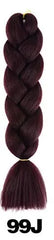 Showlu Store Nation 0 Bug / 24inches Qp hair 24 inch Ombre Color Synthetic Hair Braids Pre Stretched Wholesale Jumbo Braiding KaneKalon Hair Extensions 100g/pcs