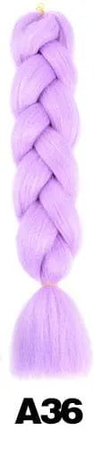 Showlu Store Nation 0 T1B/33/27 / 24inches Qp hair 24 inch Ombre Color Synthetic Hair Braids Pre Stretched Wholesale Jumbo Braiding KaneKalon Hair Extensions 100g/pcs